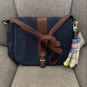 👜 Liz Claiborne Denim Crossbody Bag - NWT – Stylish Everyday Messenger